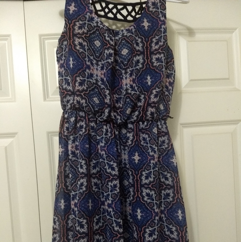 BY & BY Blue Summer Dress